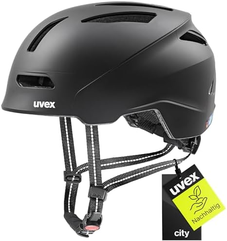 uvex urban planet - Robuster City-Helm für Damen und Herren - aus Recyclingmaterial mit optimaler Belüftung für städtisc