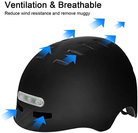 SelfLove Fahrradhelm mit LED-Scheinwerfer und Rücklicht - Sicherer, leichter Helm für Radfahrer*innen im Alltag