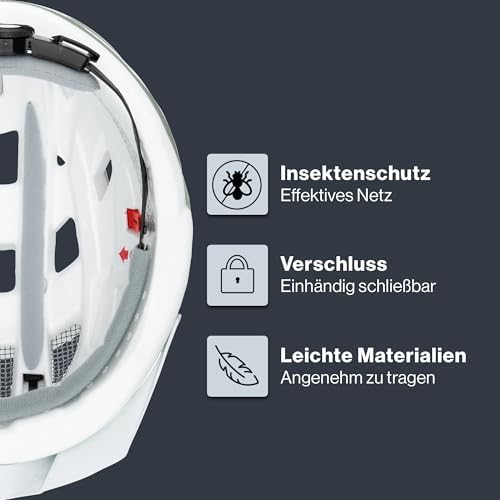 uvex i-vo 3D Helm - Leichter Allround-Schutz für Damen & Herren - individuelle Größenanpassung und LED-Erweiterung
