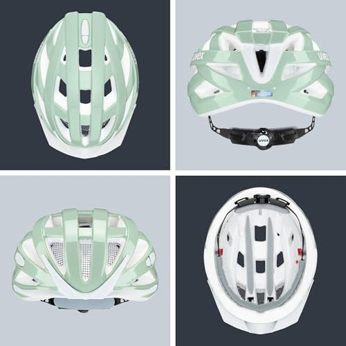 uvex i-vo 3D Helm - Leichter Allround-Schutz für Damen & Herren - individuelle Größenanpassung und LED-Erweiterung