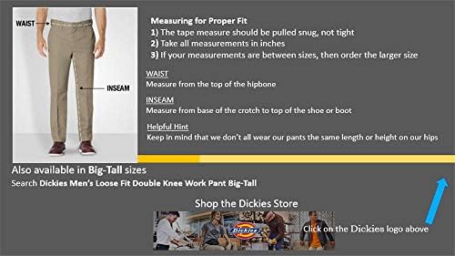 Dickies Herren-Arbeitshose mit lockerer Passform und strapazierfähigem Doppelknie für Bau und Handwerk