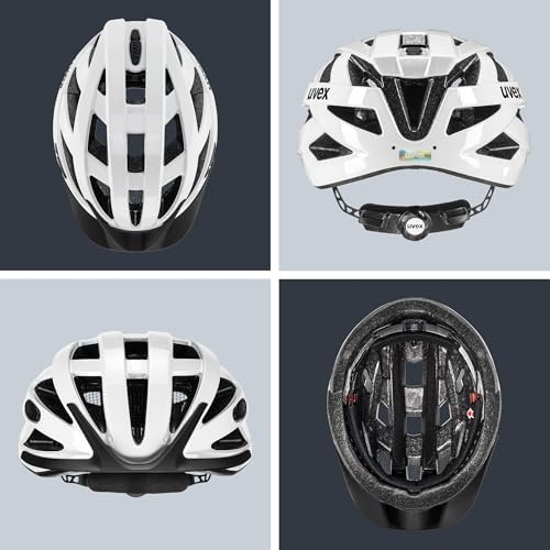 uvex i-vo 3D Helm - Leichter Allround-Schutz für Damen & Herren - individuelle Größenanpassung und LED-Erweiterung