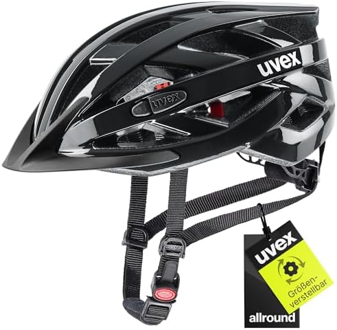 uvex i-vo 3D Helm - Leichter Allround-Schutz für Damen & Herren - individuelle Größenanpassung und LED-Erweiterung