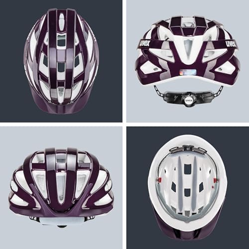 uvex i-vo 3D Helm - Leichter Allround-Schutz für Damen & Herren - individuelle Größenanpassung und LED-Erweiterung