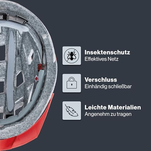uvex i-vo 3D Helm - Leichter Allround-Schutz für Damen & Herren - individuelle Größenanpassung und LED-Erweiterung