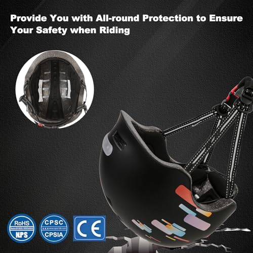 SelfLove Fahrradhelm mit LED-Scheinwerfer und Rücklicht - Sicherer, leichter Helm für Radfahrer*innen im Alltag