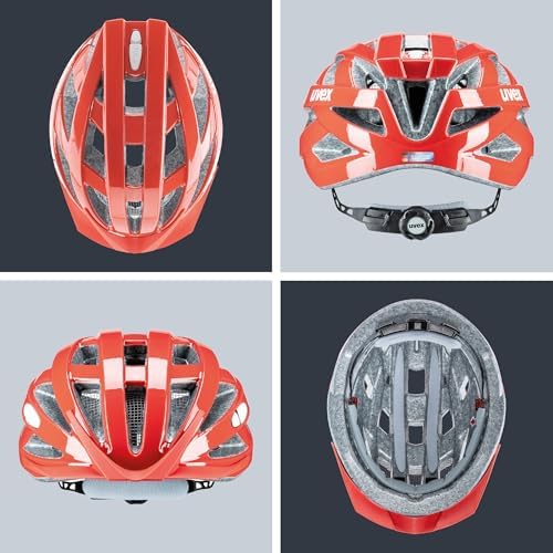 uvex i-vo 3D Helm - Leichter Allround-Schutz für Damen & Herren - individuelle Größenanpassung und LED-Erweiterung